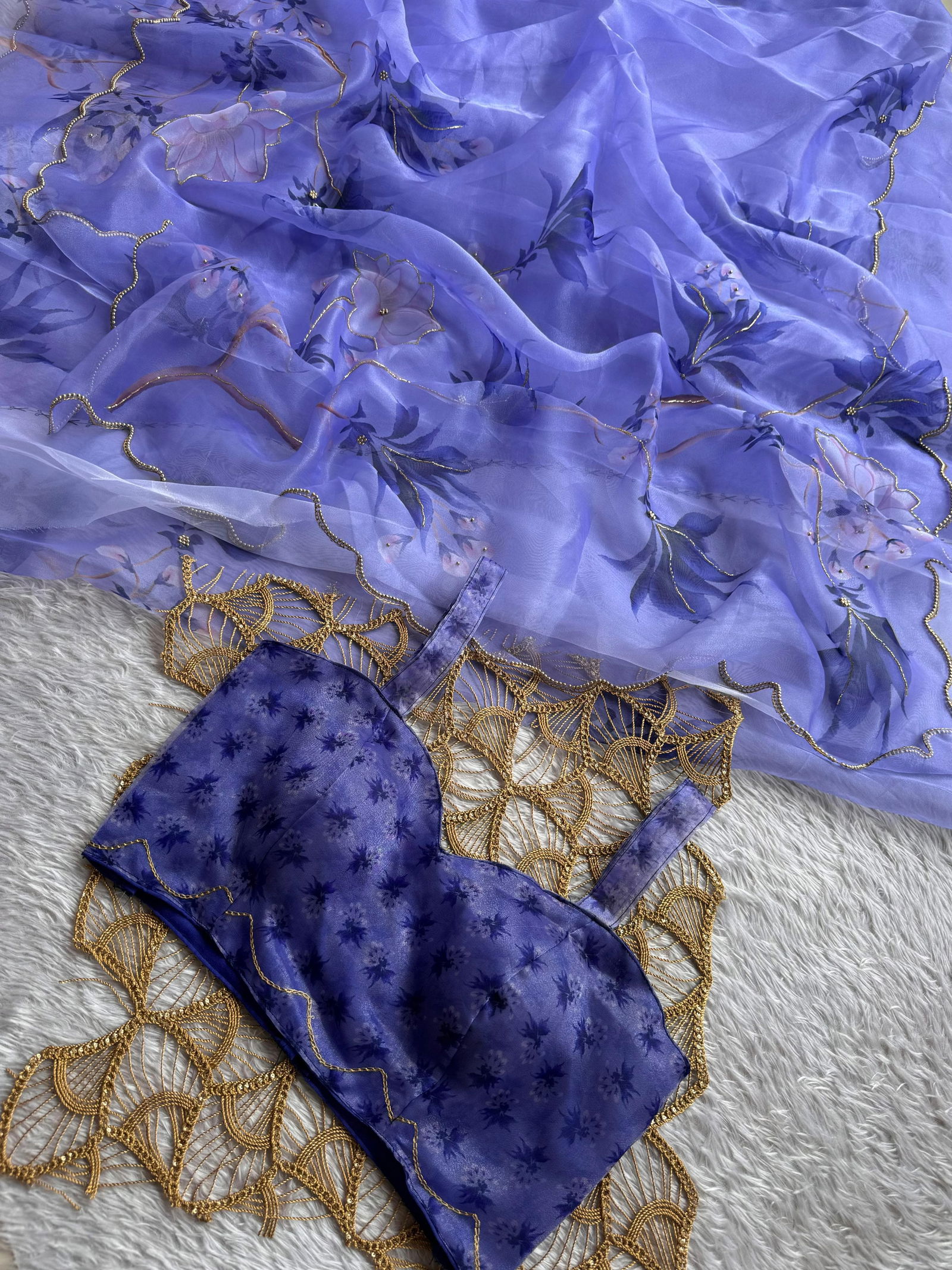 Mann Designer Hand Work Soft Organza Party Wear Sarees Wholesale Price In SUrat